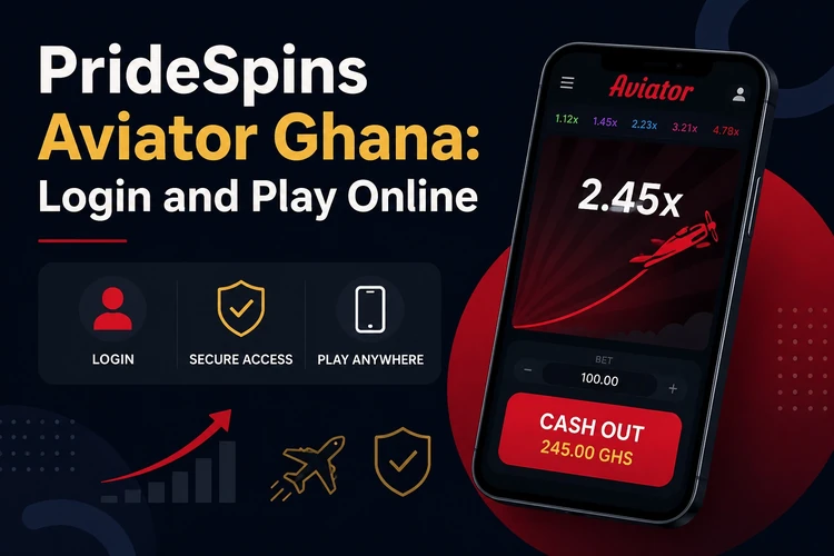 PrideSpins Aviator Ghana: Login and Play Online