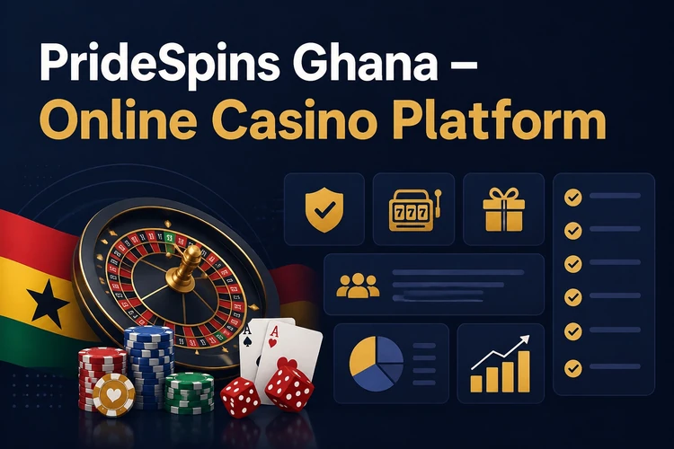 PrideSpins Ghana - Online Casino Platform